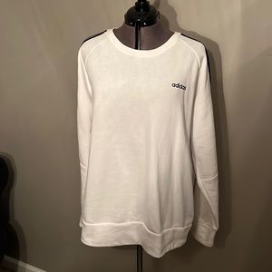 White Adidas sweatshirt